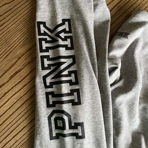 VS PINK Gray leggings, EUC. Sz small